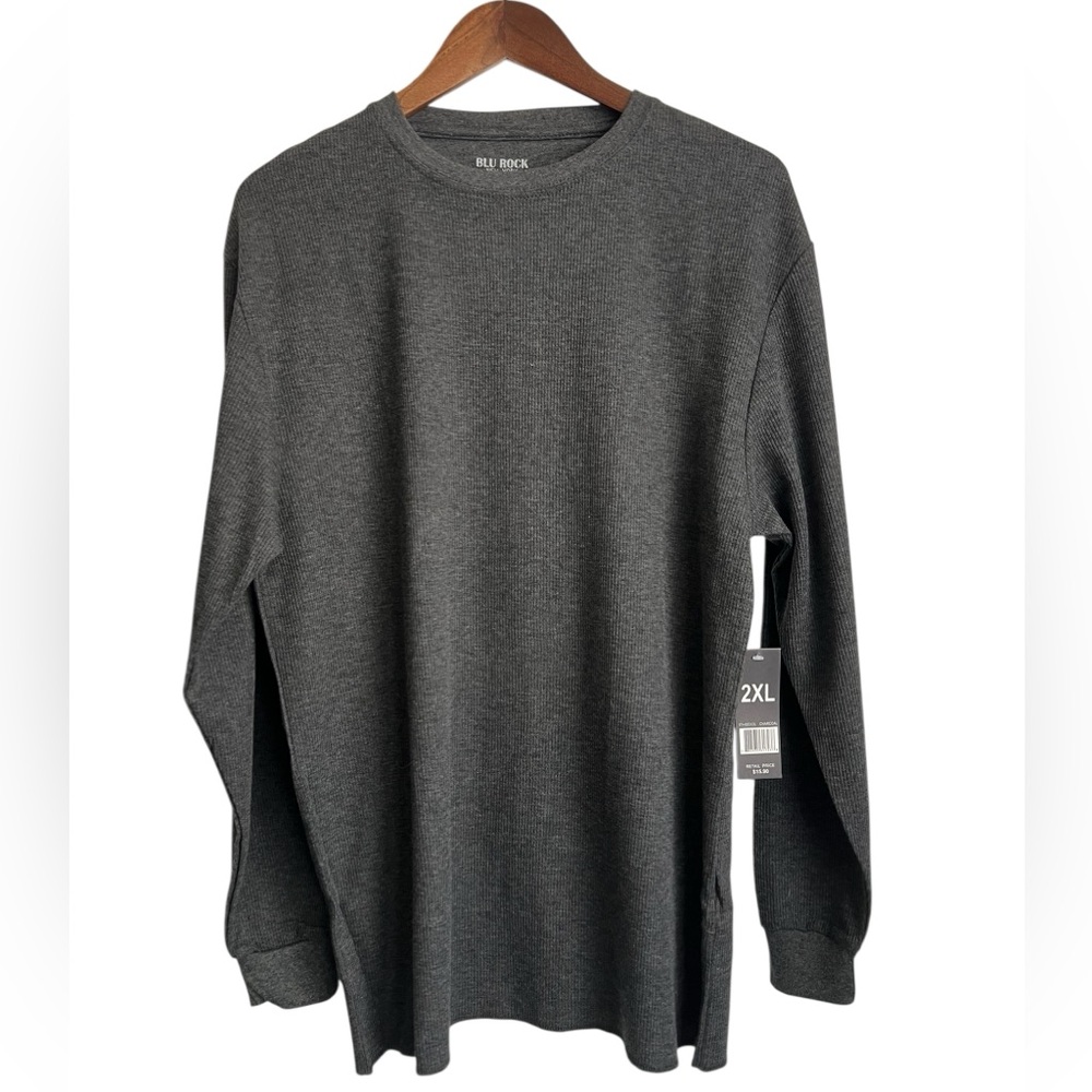 Blu Rock Men's Gray Long Sleeve Shirt 2 XL - NWT